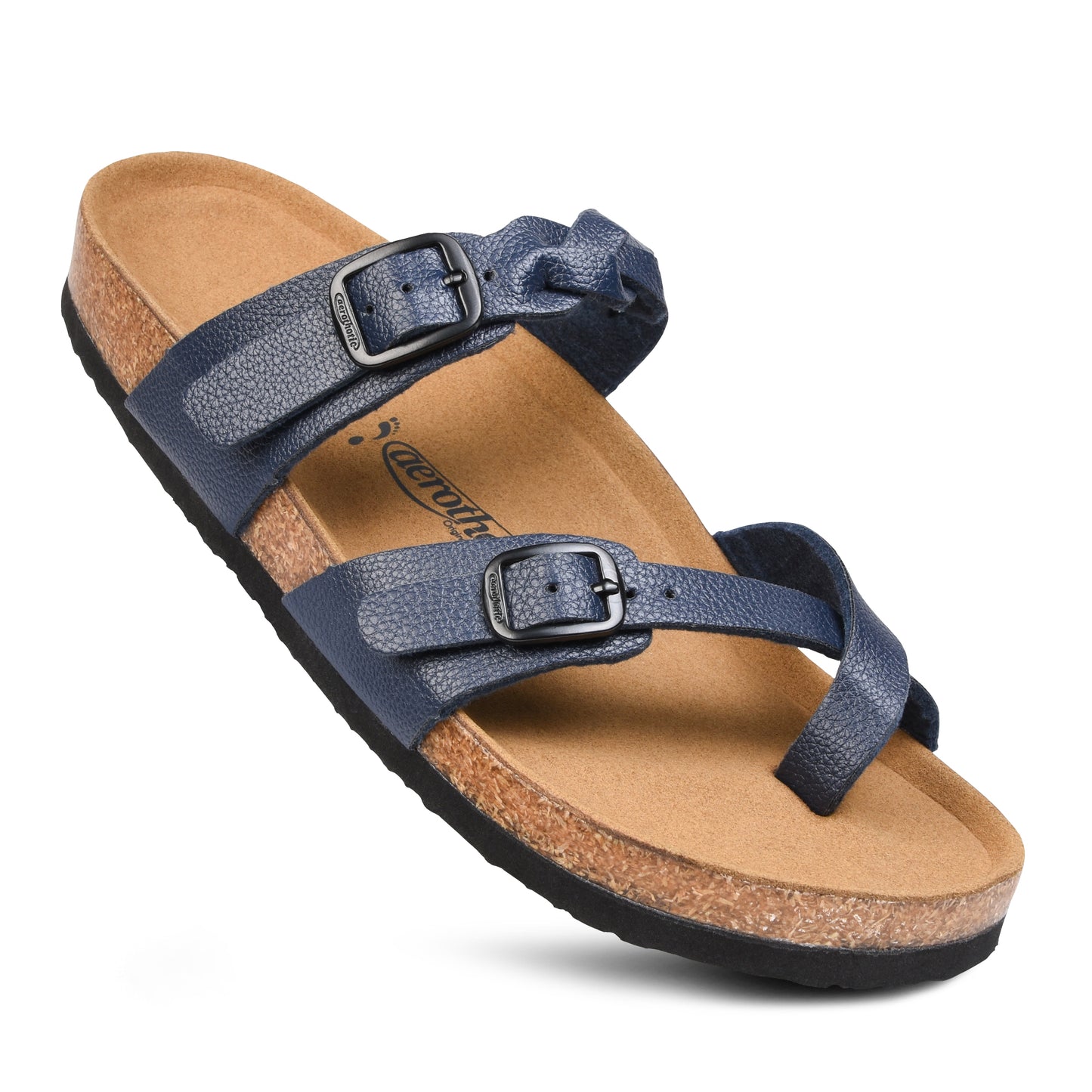 Aerothotic Irenic Women's Soft Footbed Strappy Slide Sandals (Available in 5 Colors)