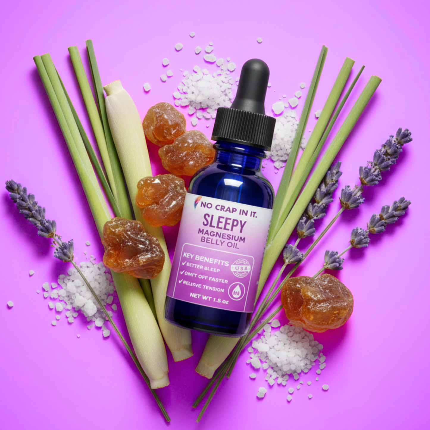 Sleepy Magnesium Belly Oil