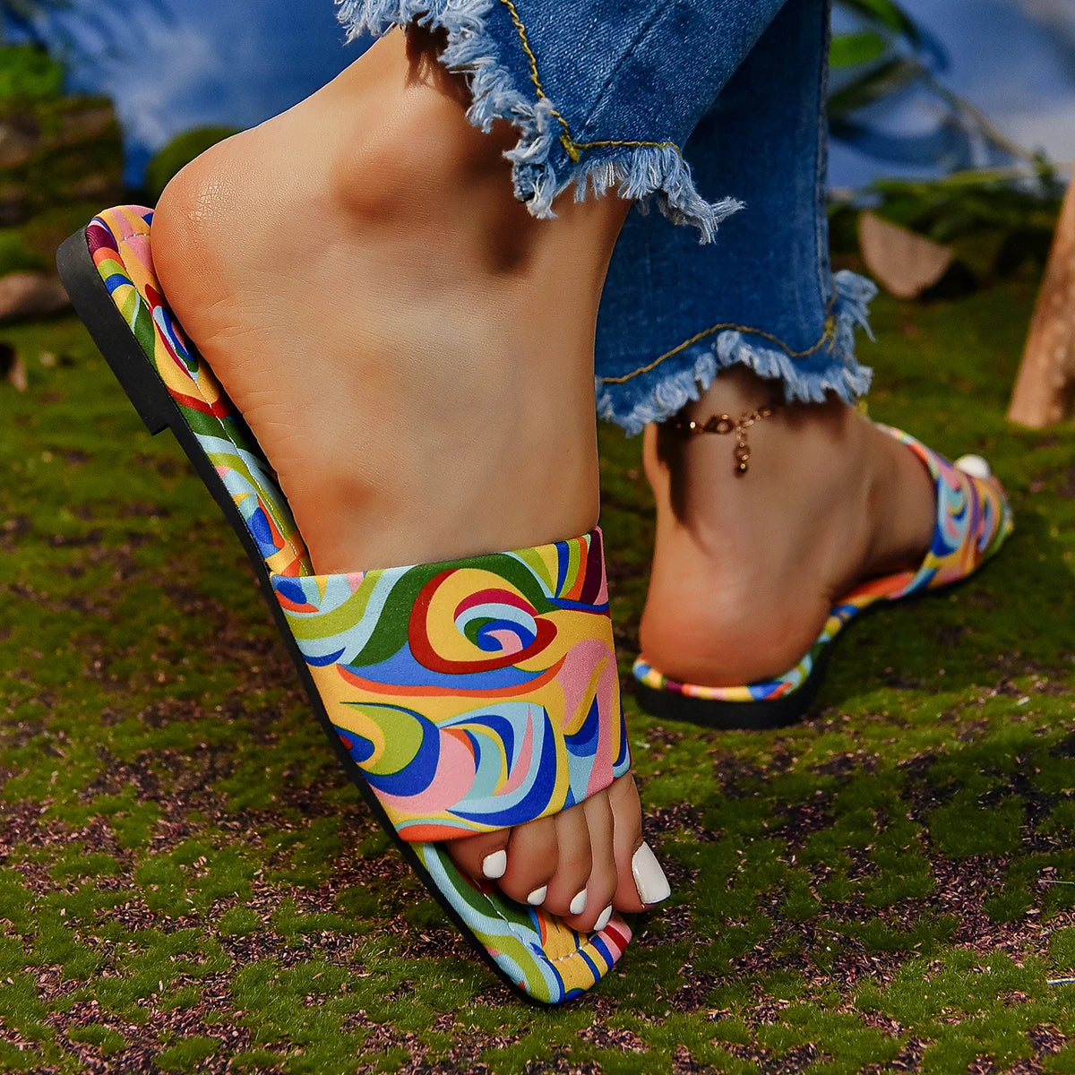 Fusion Colorful slippers