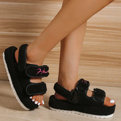 Casual Thick Bottom Women Sandals (Available Colors: Blue/Orange/Black/Green)