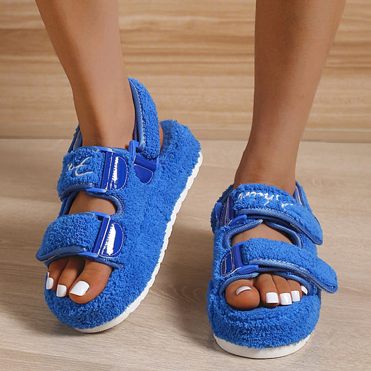 Casual Thick Bottom Women Sandals (Available Colors: Blue/Orange/Black/Green)