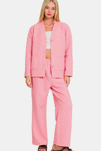 Quilted lounge set