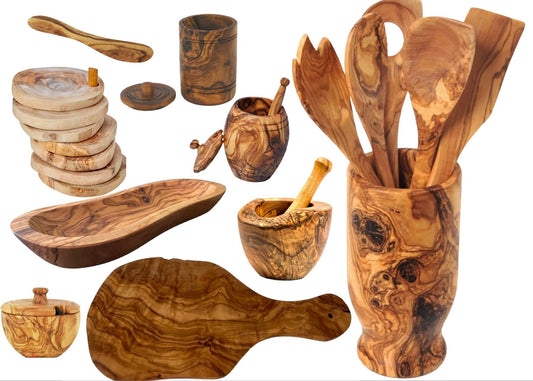 Mediterranean Olive Wood kitchen set